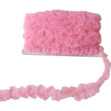 Hayaller Dükkanı Kurdela Dantelli Pembe 4.2cm P20yard