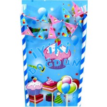 Hayaller Dükkanı Pasta Üstü Süsü Iyiki Doğdun Mavi Pk:10