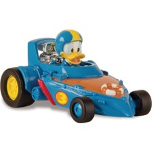 Disney Mickey And The Roadster Racers Figür ve Araç Donald Figürü ve Arabası