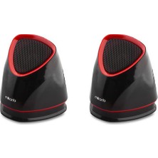 Mikado Md-158 2.0 Siyah/Kırmızı Usb Speaker