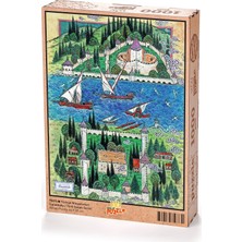 King Of Puzzle Türkiye Minyatürleri - Çanakkale - Nusret Çolpan Ahşap Puzzle 1000 Parça
