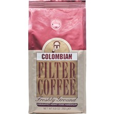 Kurukahveci Mehmet Efendi Colombian 250 gr & Mavi Kupa Bardak Hediye Seti
