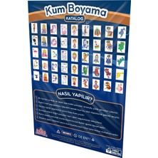 Kumbo Kum Boyama Sarı Yüzgeçli Balık Kum Boyama Aktivite Seti