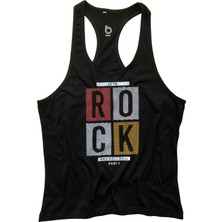 Bluu Fitness Gym Tank Top Sporcu Atleti Rock