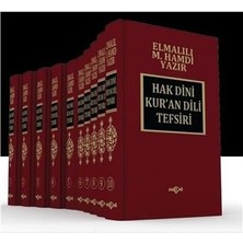 Hak Dini Kur'an Dili Elmalılı Tefsiri 10 Cilt (Ciltli) - Elmalılı Muhammed Hamdi Yazır
