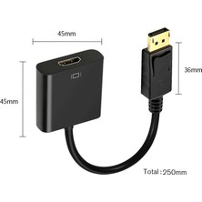 Vivatech Displayport To HDMI Çevirici Thunderbolt To HDMI Dönüştürücü
