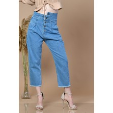 Moda1001 Yüksek Bel Jean  Denim Denim - 29