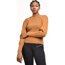 Parkkaron Kadın Ince Triko - Kahverengi Kahverengi - Standart