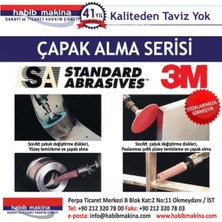 Habib Makina Standard Abrasives Yüzey Iyileştirme Flap 114 x 7/8 Crs 5'li