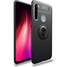 Kilifone - Xiaomi Redmi Note 8t - Kılıf Yüzüklü Auto Focus Ravel Karbon Silikon Kapak