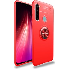 Kilifone - Xiaomi Redmi Note 8t - Kılıf Yüzüklü Auto Focus Ravel Karbon Silikon Kapak