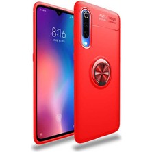 Kilifone - Xiaomi Mi 9 - Kılıf Yüzüklü Auto Focus Ravel Karbon Silikon Kapak