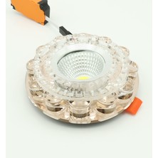 Inci Kristal Sıva Altı LED Spot Armatür 5W+5W Beyaz Gün Işığı 3 Kademe