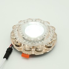 Inci Kristal Sıva Altı LED Spot Armatür 5W+5W Beyaz Gün Işığı 3 Kademe