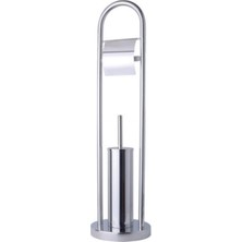 Ayaklı Wc Fırçalık Set ( Asla Paslanmaz )