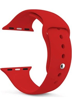 Arabulalaca Apple Watch Uyumlu Se 40MM Silikon Kordon 40 mm Kayış Kırmızı