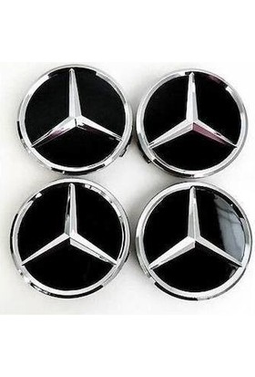 Ottocar Mercedes Jant Göbeği Tüm C ve E Serisi Araçlar Için --4 Adet Fiyatıdır--Dıştan 7.5cm Ölçü