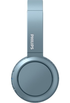 Philips TAH4205 Kulak Üstü Bluetooth Kulaklık - 29 Saat Dinleme Süreli Bas Artırma Düğmeli - Mavi