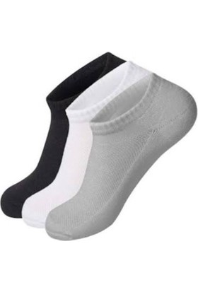 SRC 4 Çift Farklı Renklerde Erkek Sneakers Görünmez Kisa Patik Çorap