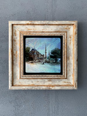 Oscar Stone Decor Çerçeveli Taş Duvar Dekoru 20 x 20 cm CDD1-40-030