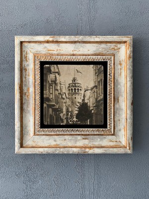 Oscar Stone Decor Çerçeveli Taş Duvar Dekoru 20 x 20 cm CDD1-40-042