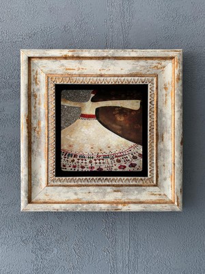 Oscar Stone Decor Çerçeveli Taş Duvar Dekoru 20 x 20 cm CDD1-40-053