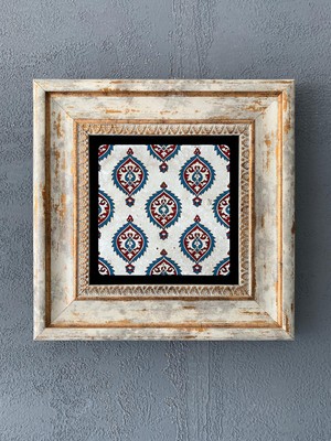 Oscar Stone Decor Çerçeveli Taş Duvar Dekoru 20 x 20 cm CDD1-40-187