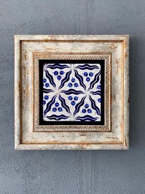 Oscar Stone Decor Çerçeveli Taş Duvar Dekoru 20 x 20 cm CDD1-40-217