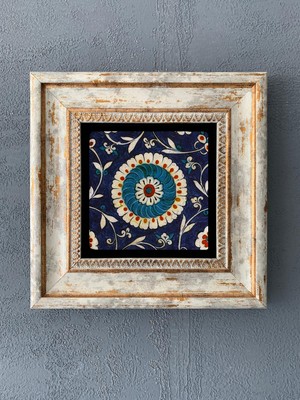 Oscar Stone Decor Çerçeveli Taş Duvar Dekoru 20 x 20 cm CDD1-40-241