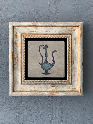 Oscar Stone Decor Çerçeveli Taş Duvar Dekoru 20 x 20 cm CDD1-40-137