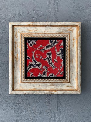 Oscar Stone Decor Çerçeveli Taş Duvar Dekoru 20 x 20 cm CDD1-40-264