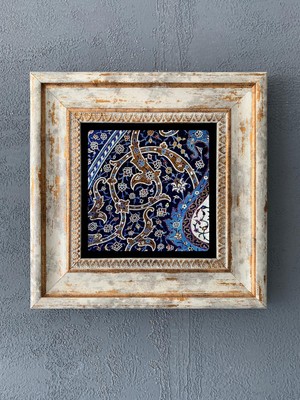 Oscar Stone Decor Çerçeveli Taş Duvar Dekoru 20 x 20 cm CDD1-40-304