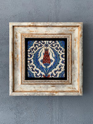 Oscar Stone Decor Çerçeveli Taş Duvar Dekoru 20 x 20 cm CDD1-40-291