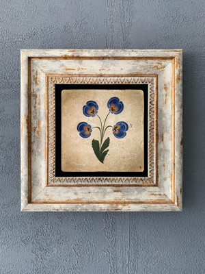 Oscar Stone Decor Çerçeveli Taş Duvar Dekoru 20 x 20 cm CDD1-40-490