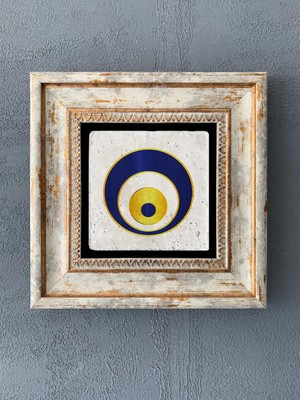 Oscar Stone Decor Çerçeveli Taş Duvar Dekoru 20 x 20 cm CDD1-40-505