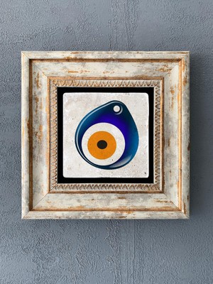 Oscar Stone Decor Çerçeveli Taş Duvar Dekoru 20 x 20 cm CDD1-40-506