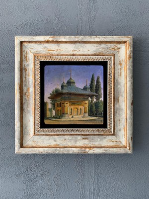 Oscar Stone Decor Çerçeveli Taş Duvar Dekoru 20 x 20 cm CDD1-40-529