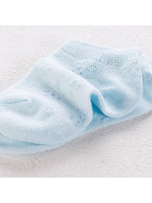 Bgk Yenidoğan Bebek Çorabı / Çocuk Patik Çorabı 5'li Set 3 Boy Renkli (Extra Soft Antibakteriyel)