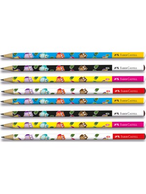 Faber-Castell Kurşun Kalem - Baykuş - 8'li