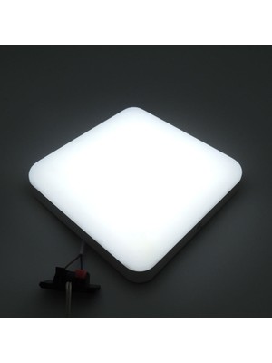 Sunlight Dış Mekan Kare Sıva Üstü 20W LED Panel Armatür Trafolu Beyaz