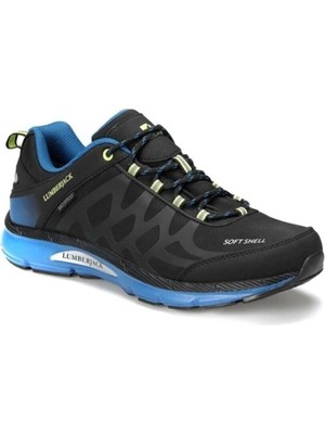 Lumberjack Ursa Sneakers Erkek Siyah-Mavi Taban Tipi Kauçuk