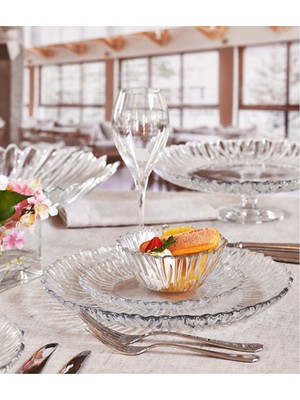 Paşabahçe Aurora Büyük Oval Tabak 33 x 25 cm.