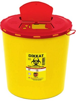 Telkar 20 Adet 12 L Kesici ve Delici Tıbbi Enfekte Atık Kutusu