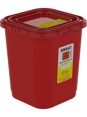 PBox 10 Adet 30 L Patolojik Tıbbi Atık Kabı