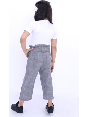 Cansın Mini Kız Çocuk Beyaz Loved Yazı Baskılı 2-11 Yaş 3'lü Takım 6572