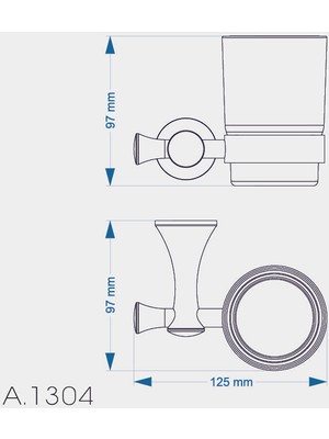 Deppot Art De Luxe Diş Fırçalık-Altın