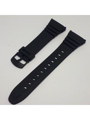 Atasaat Casio W-96H Uyumlu Slikon Plastik Saat Kordonu