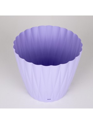 Veramaya Plastik Istiridye Saksı No:2 Lila 1,6 Litre 15X13 cm