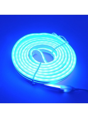 Sunlight Neon Şerit LED Işık 3 Çip Rgb 5 Metre Kumandalı 220V