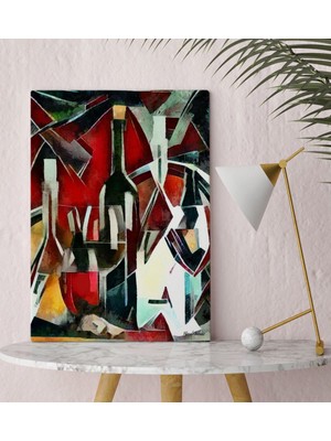 BK Modern Soyut Kanvas Tablo